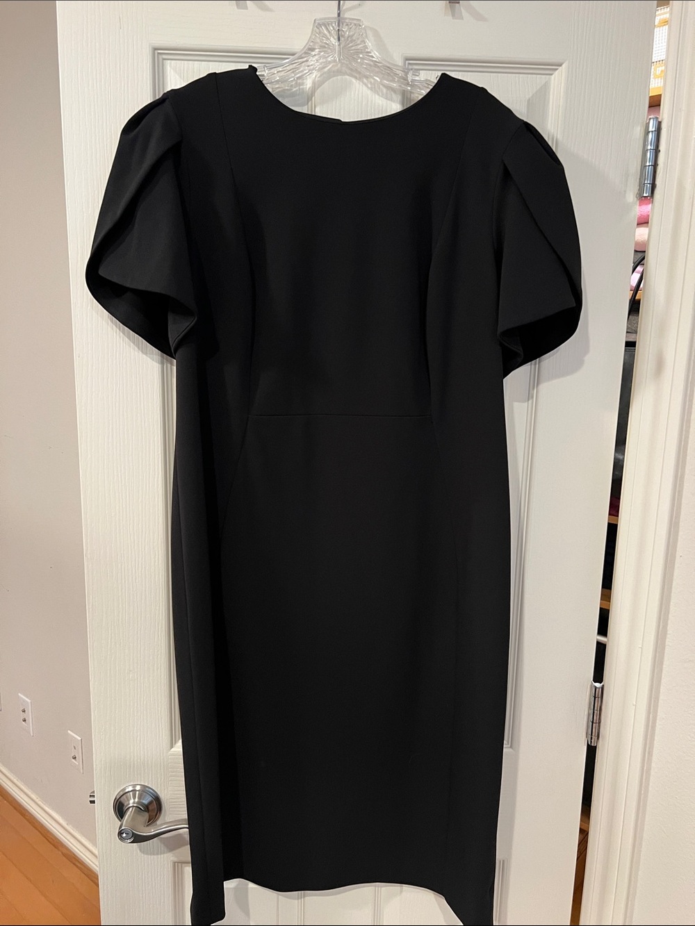 Calvin Klein Black Cap Sleeve Dress